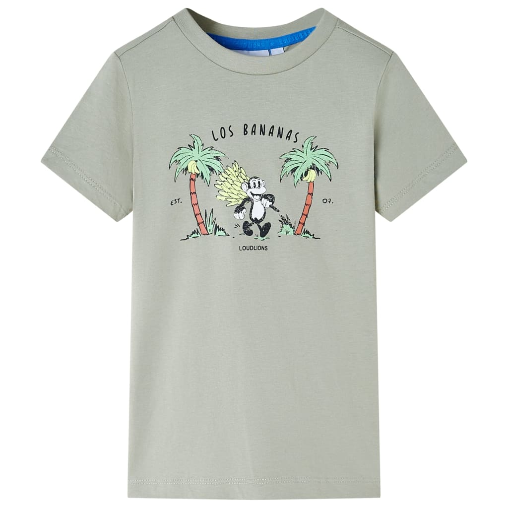 Vidaxl kindershirt 140 lichtkakikleurig