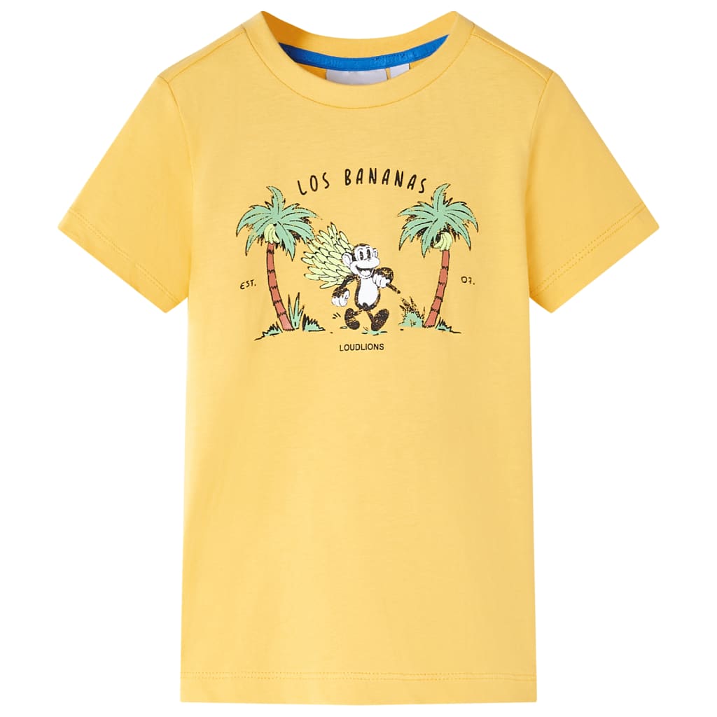 Vidaxl kindershirt 128 lichtokerkleurig