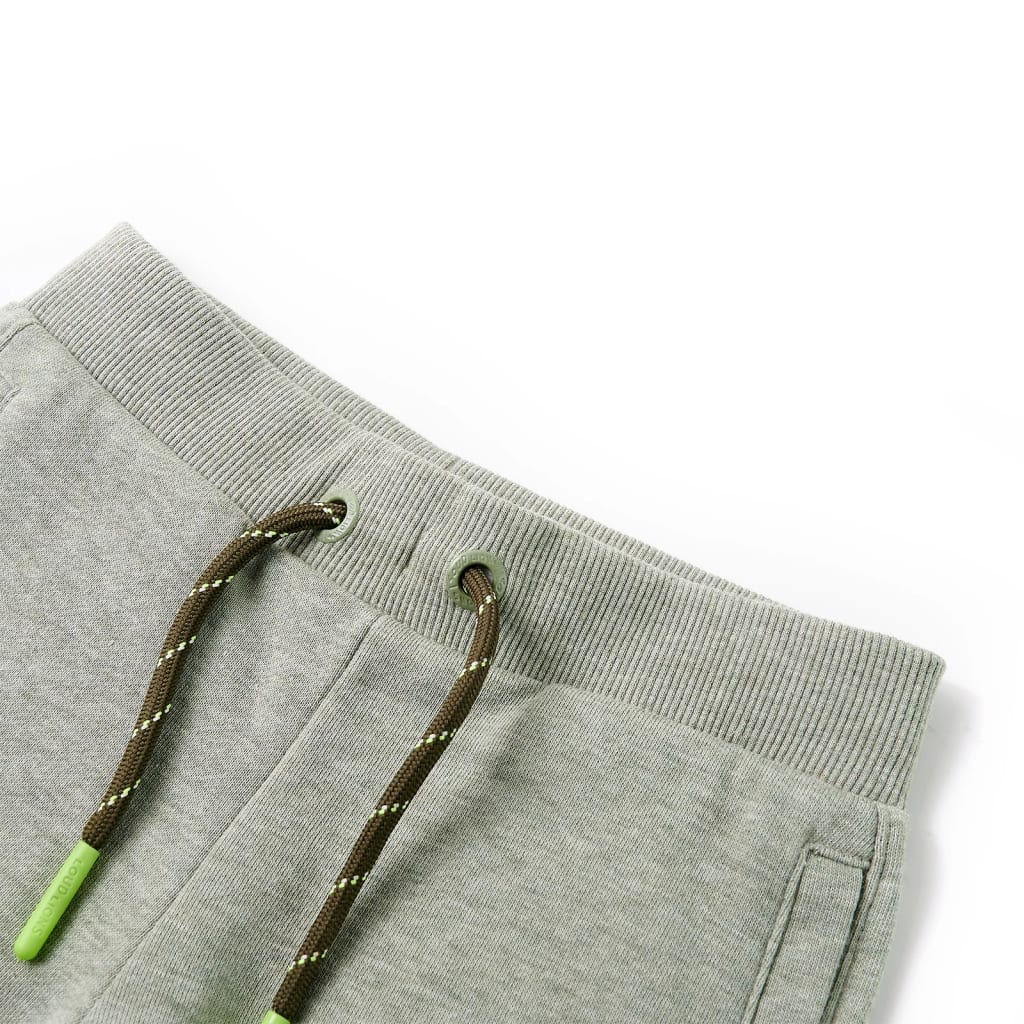 Vidaxl kindershorts met trekkoord 92 gemêleerd lichtkakikleurig