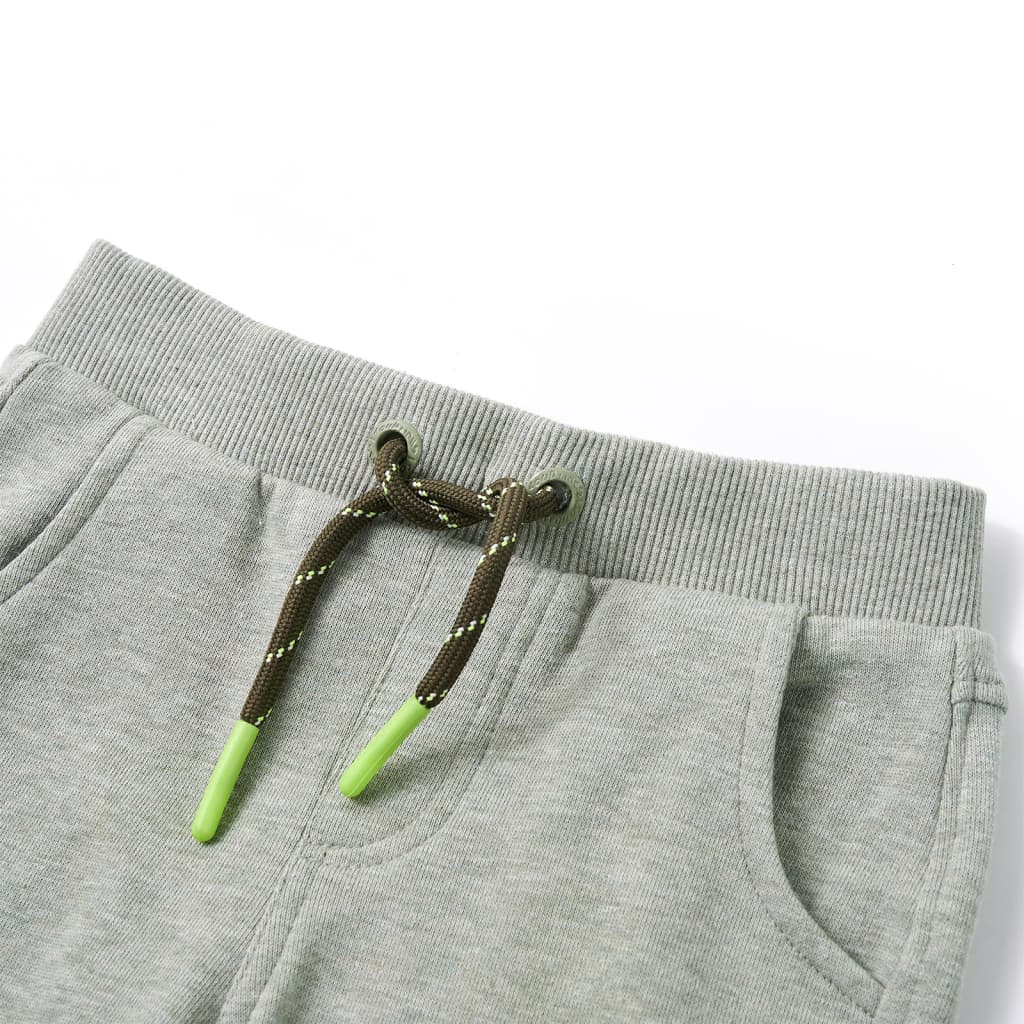 Vidaxl kinderjoggingbroek 92 lichtkaki