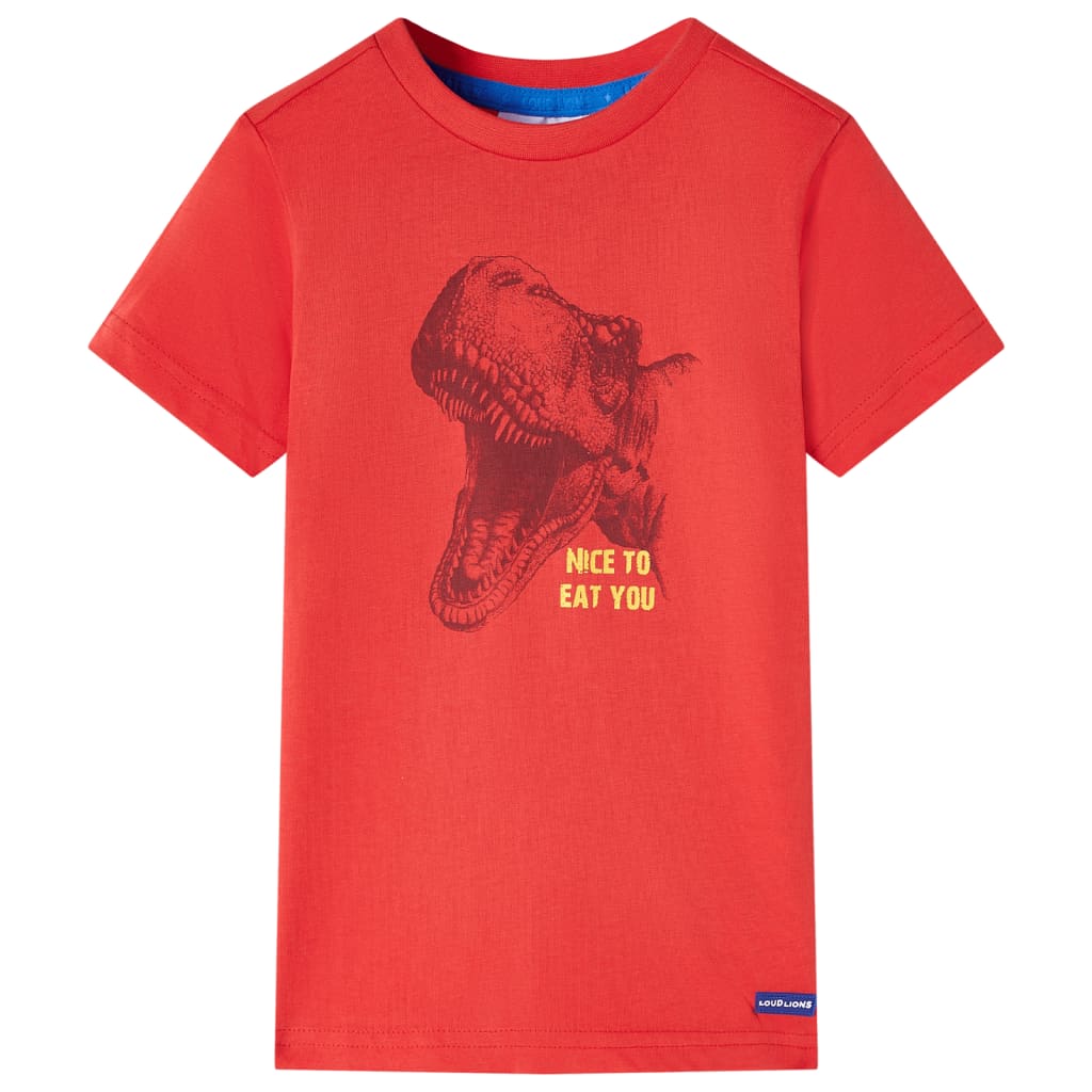 Vidaxl kindershirt 140 rood