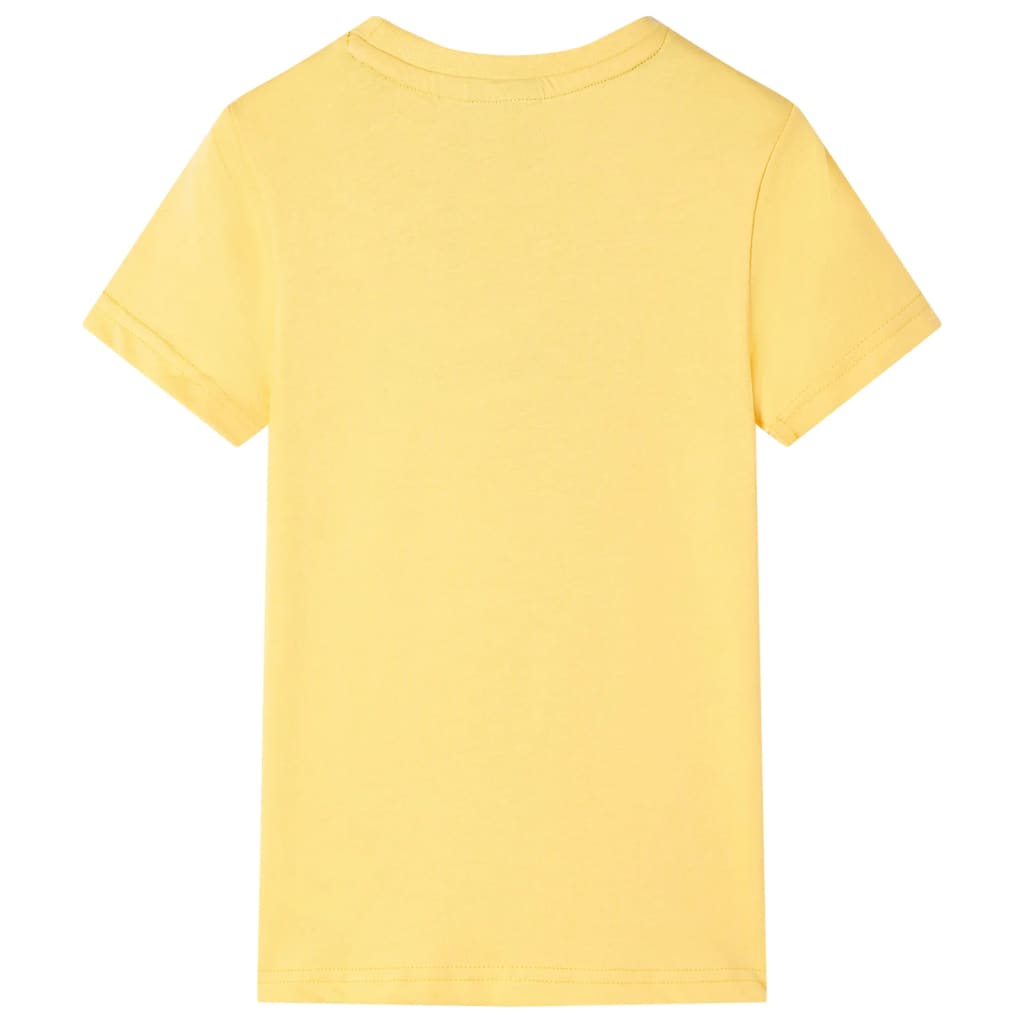 Vidaxl kindershirt 128 lichtokerkleurig