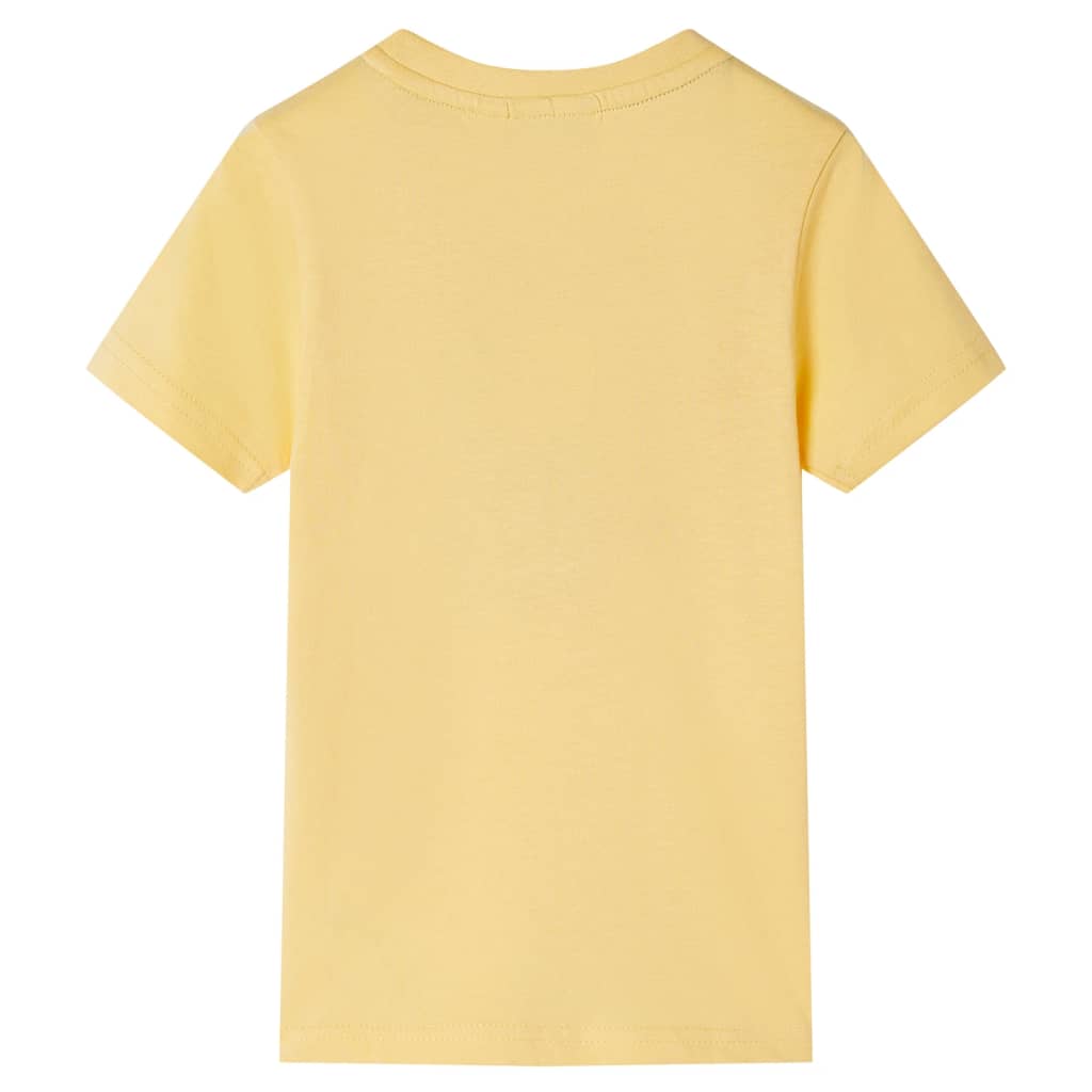 VidaXL Kindershirt met korte mouwen 128 geel