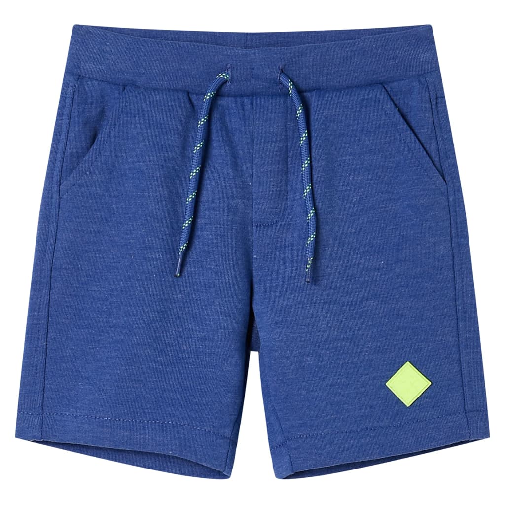 Vidaxl kindershorts met trekkoord 140 gemêleerd blauw