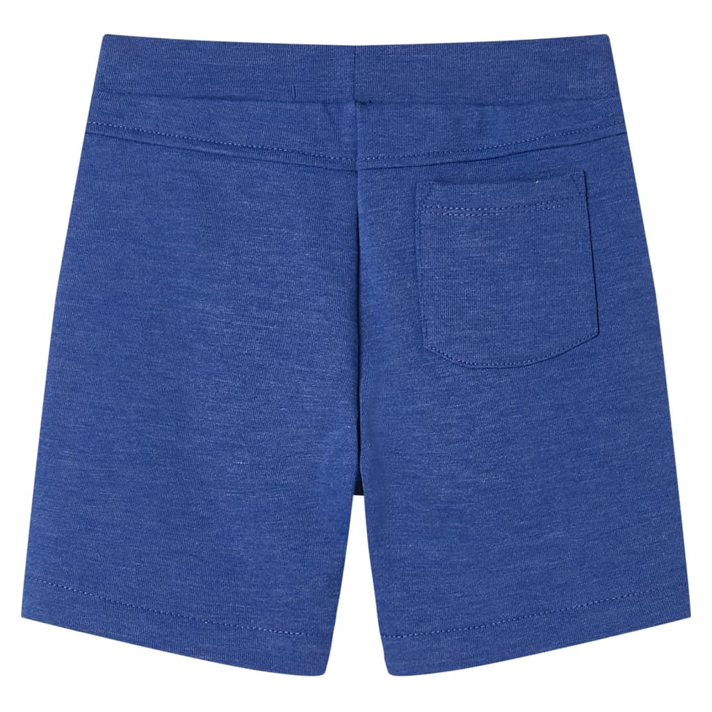 Vidaxl kindershorts met trekkoord 140 gemêleerd blauw