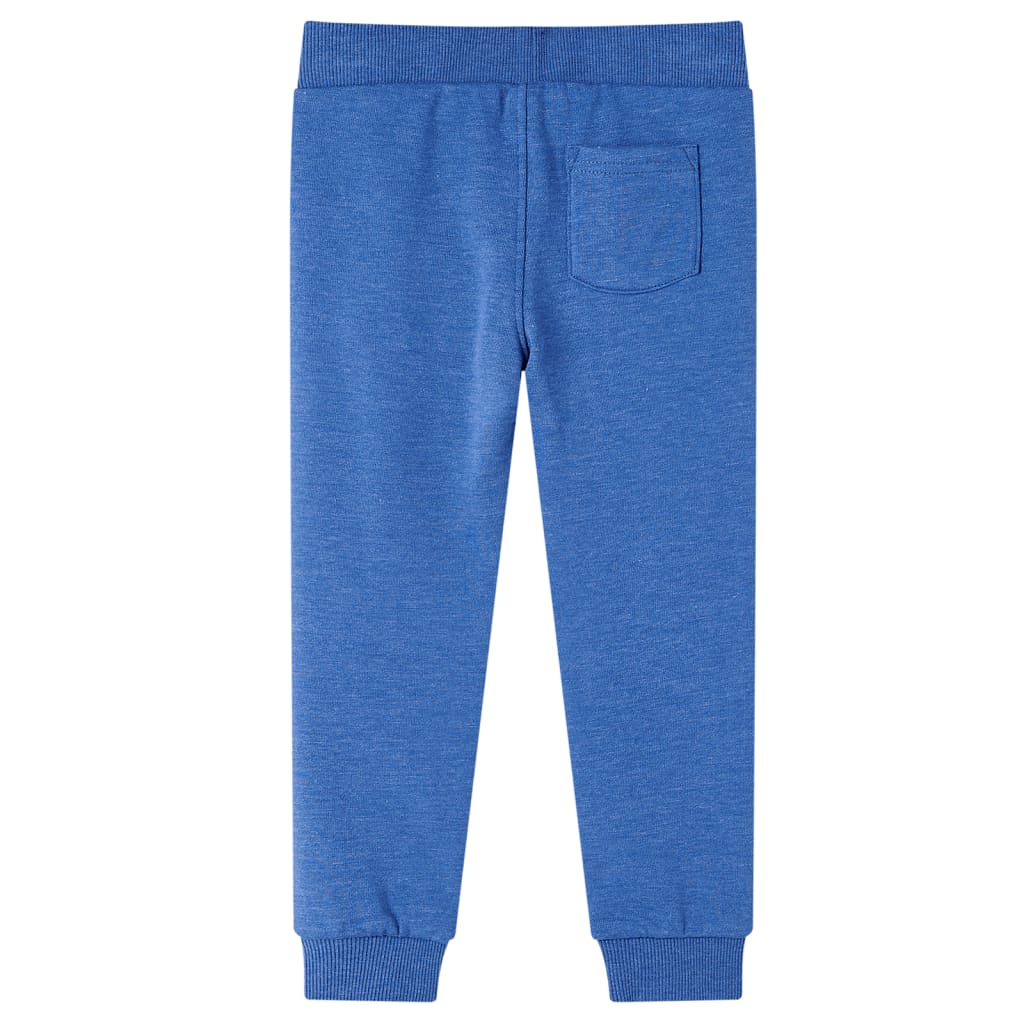 Vidaxl kinderjoggingbroek 104 gemêleerd blauw