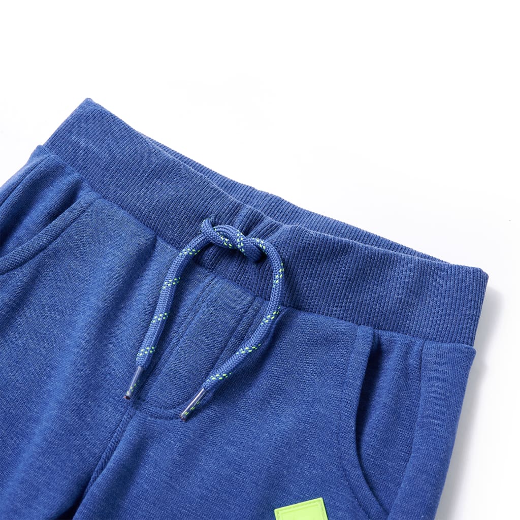 Vidaxl kinderjoggingbroek 104 gemêleerd blauw