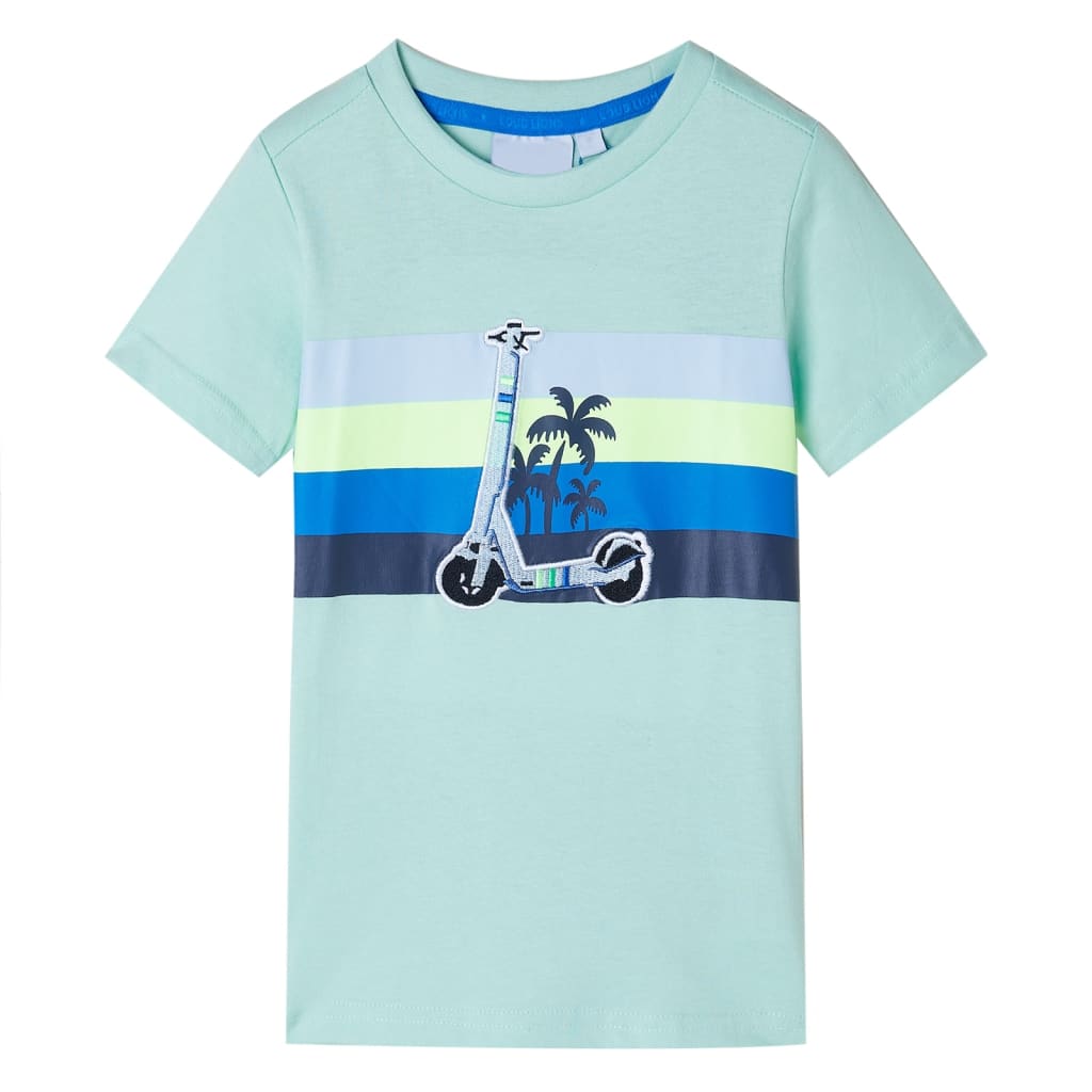 Vidaxl kindershirt 140 lichtmint