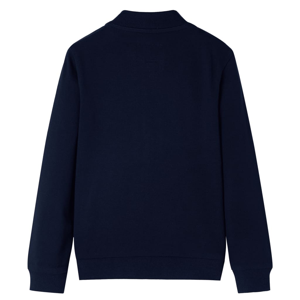 Vidaxl kindervest met rits 104 marineblauw
