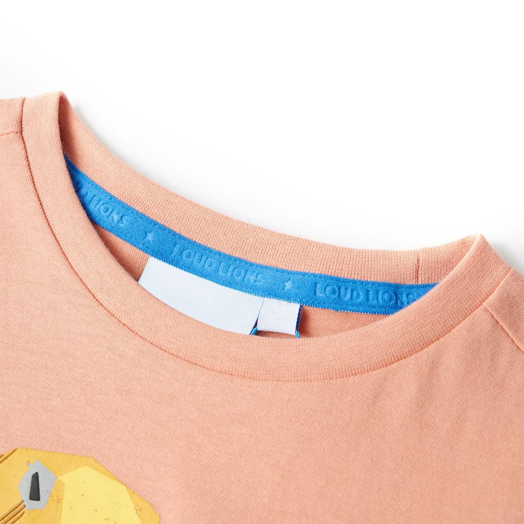 Vidaxl kindershirt 116 lichtoranje