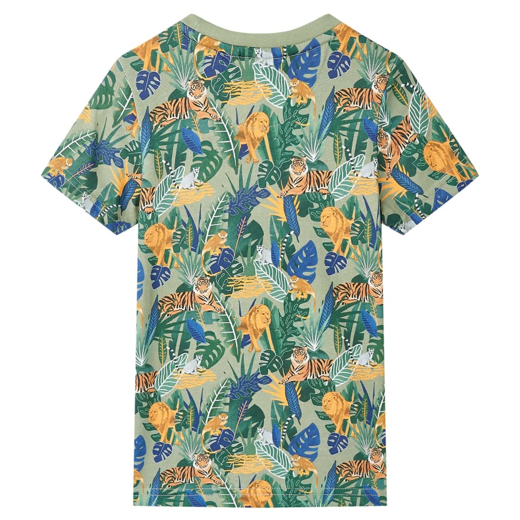 Vidaxl kindershirt met korte mouwen 128 meerkleurig