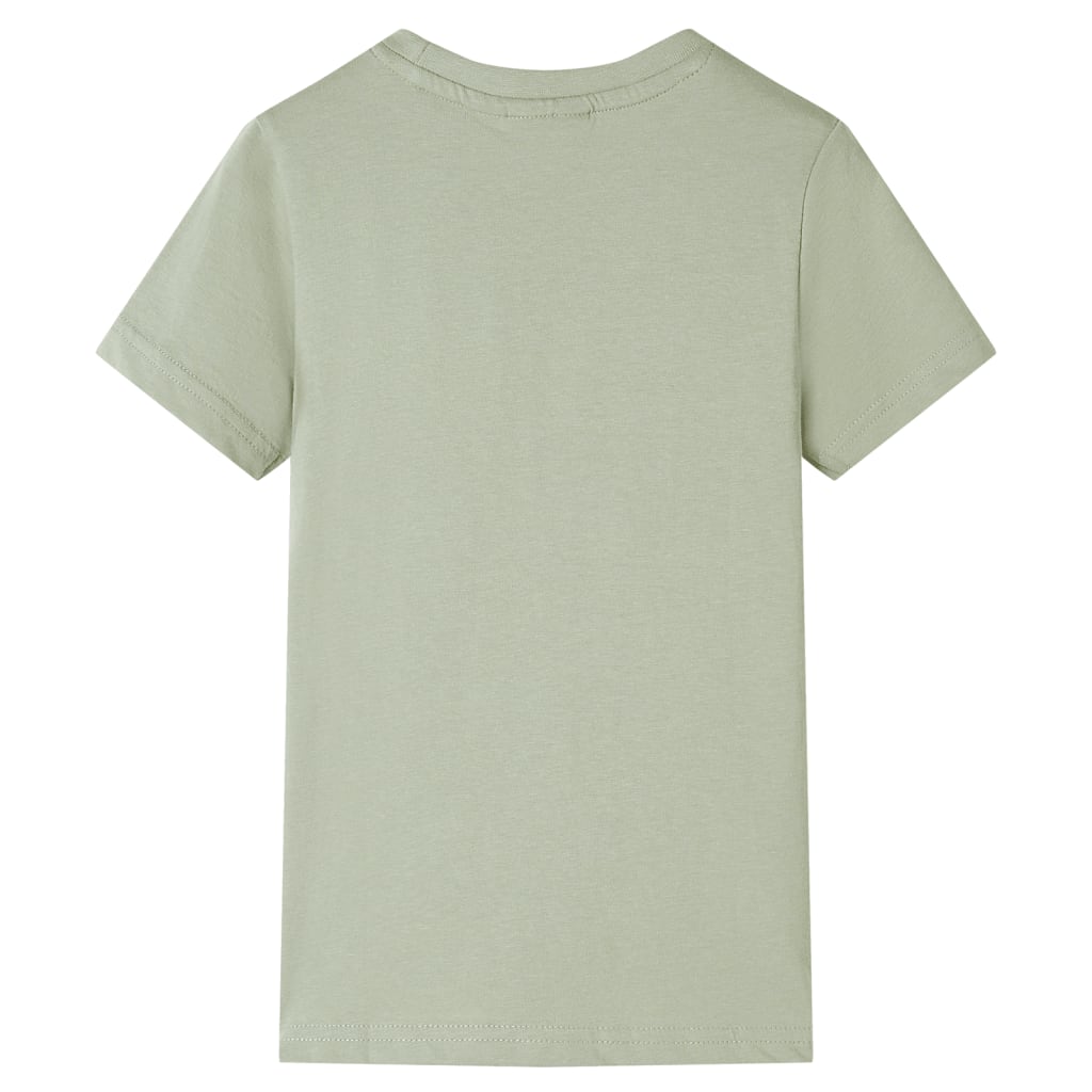 Vidaxl kindershirt met korte mouwen 128 lichtkakikleurig