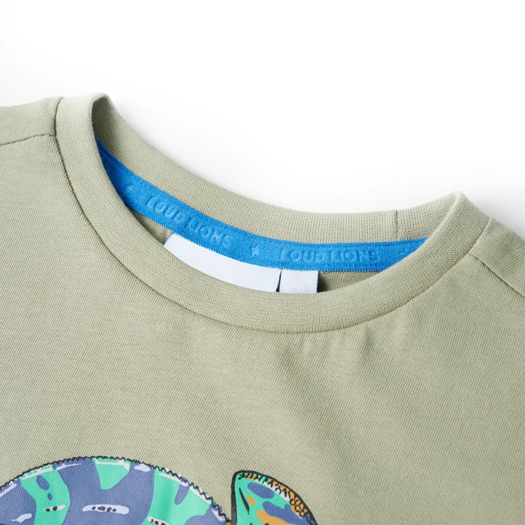 Vidaxl kindershirt met korte mouwen 128 lichtkakikleurig