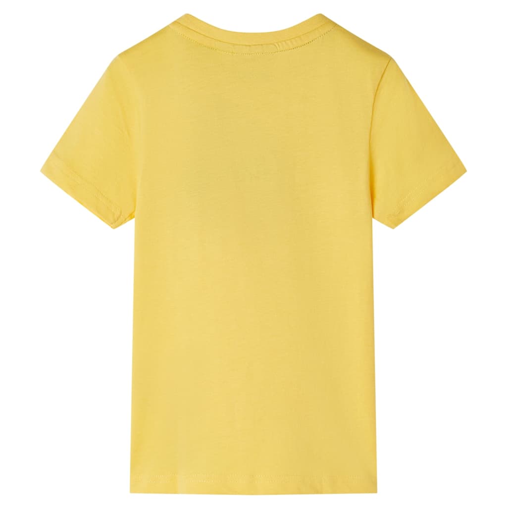 Vidaxl kindershirt met korte mouwen 140 lichtokerkleurig