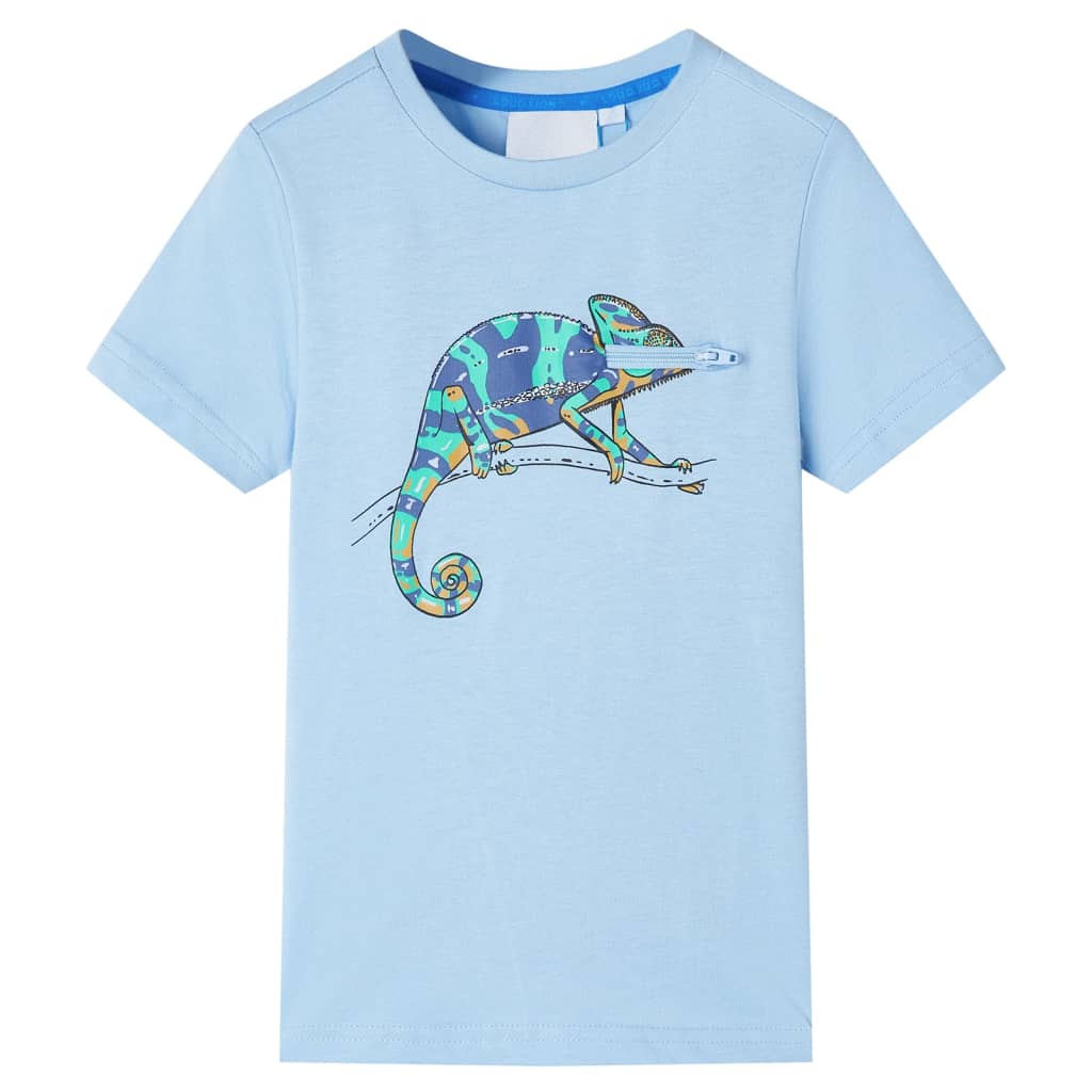 Vidaxl kindershirt met korte mouwen 116 lichtblauw