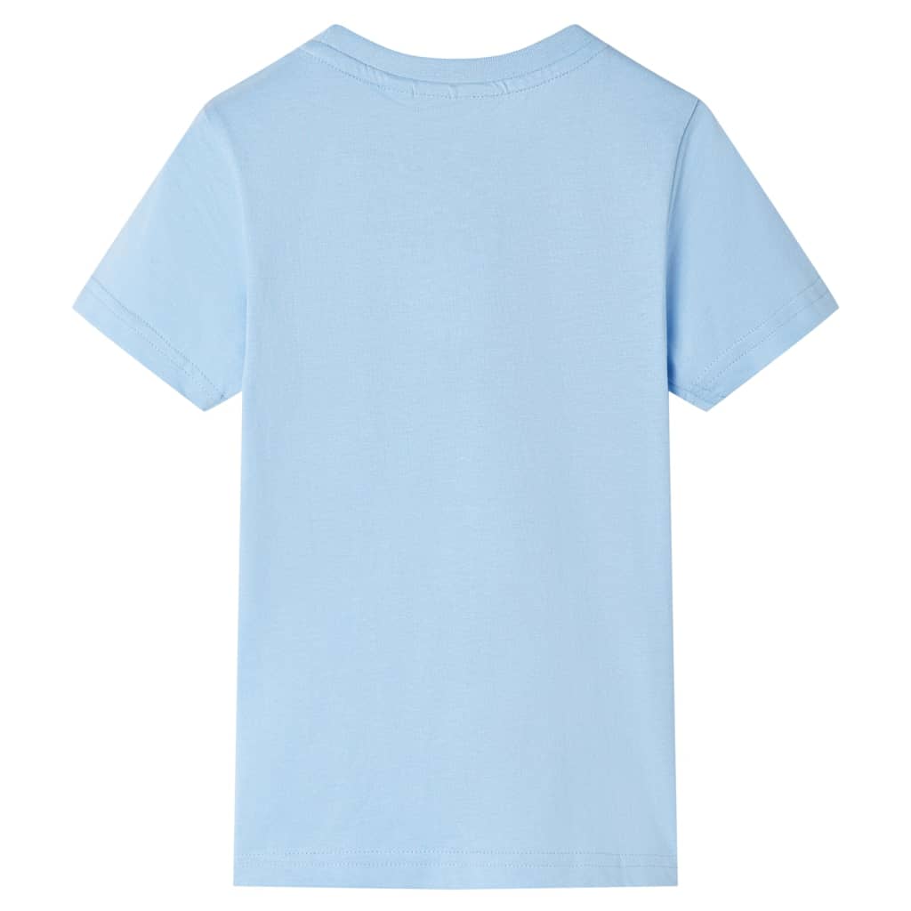 Vidaxl kindershirt met korte mouwen 116 lichtblauw