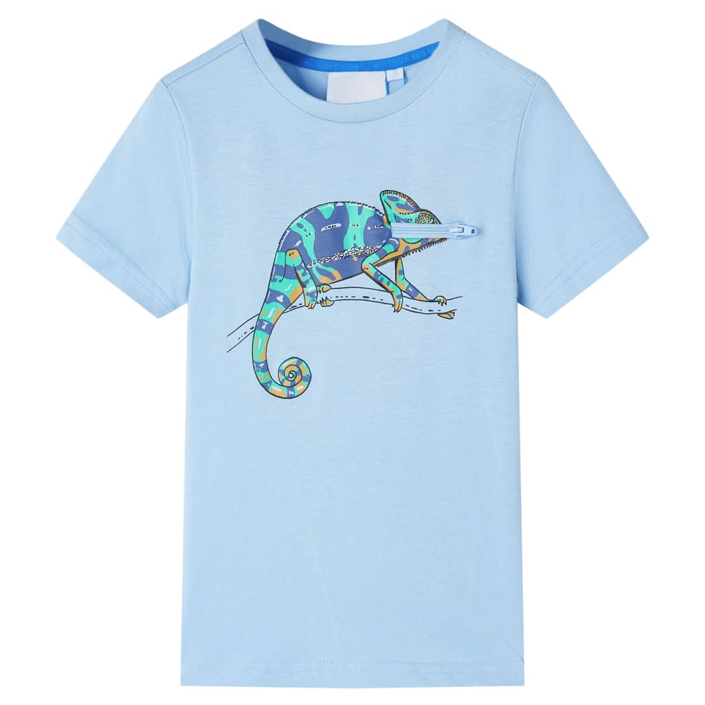 Vidaxl kindershirt met korte mouwen 128 lichtblauw