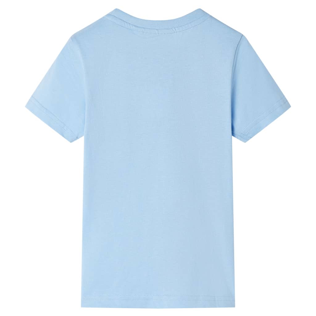 Vidaxl kindershirt met korte mouwen 128 lichtblauw