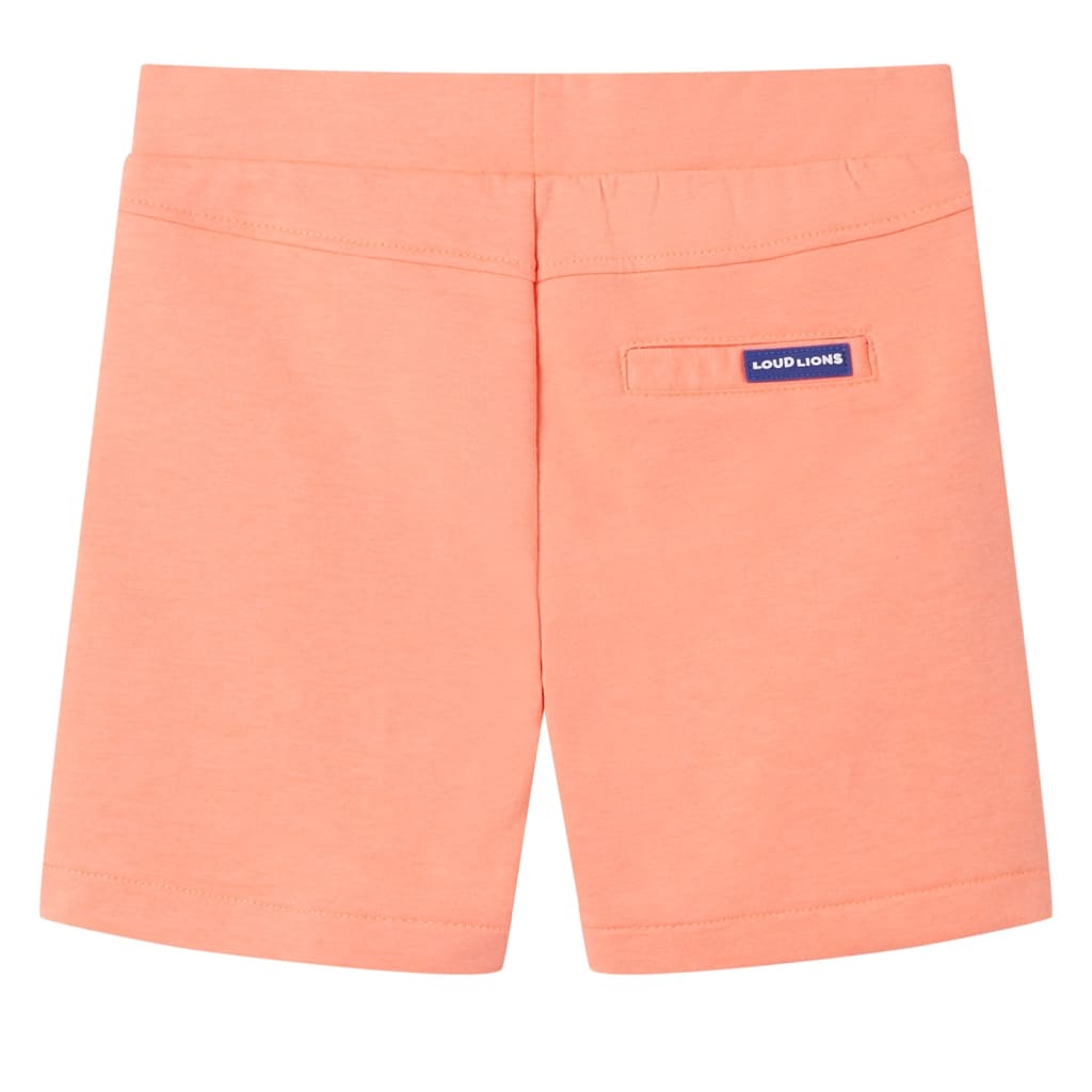 Vidaxl kindershorts met trekkoord 128 neonoranje