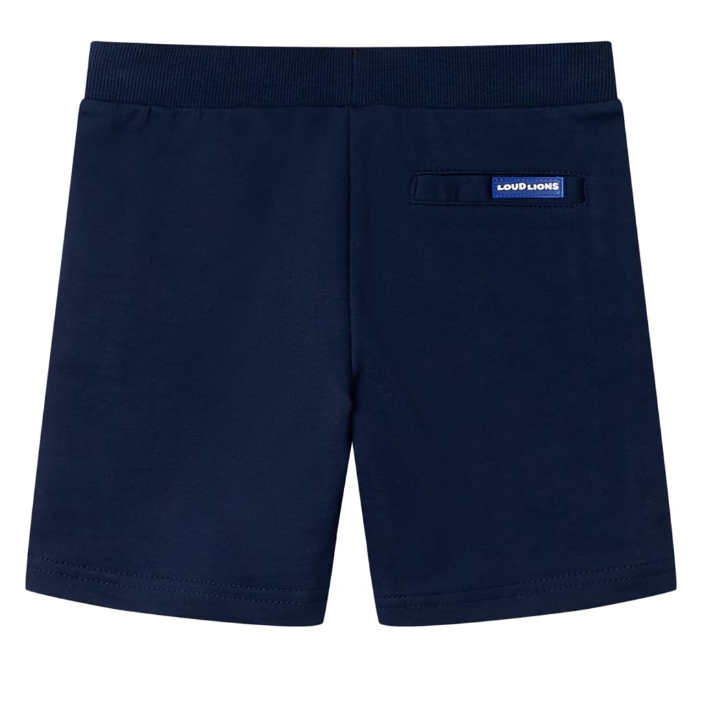 Vidaxl kindershort 140 marineblauw