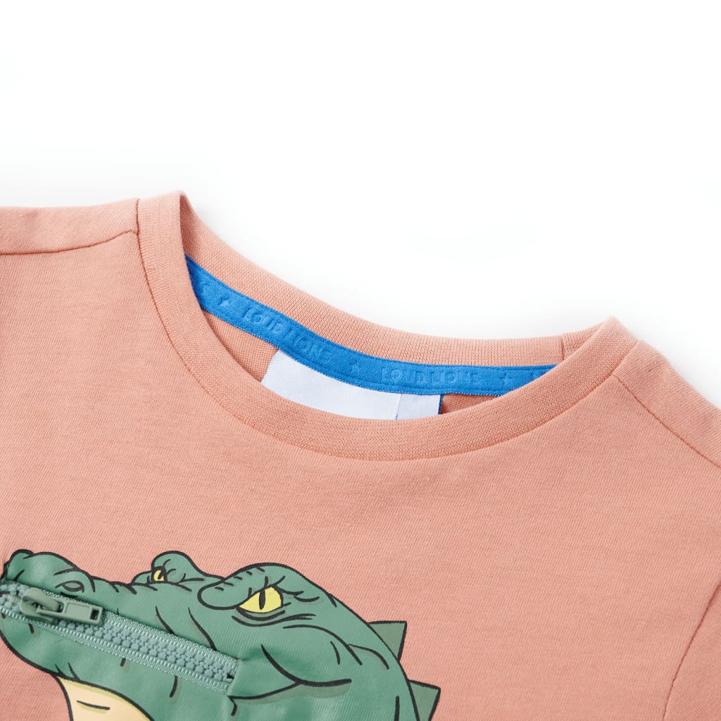 VidaXL Kindershirt 92 lichtoranje