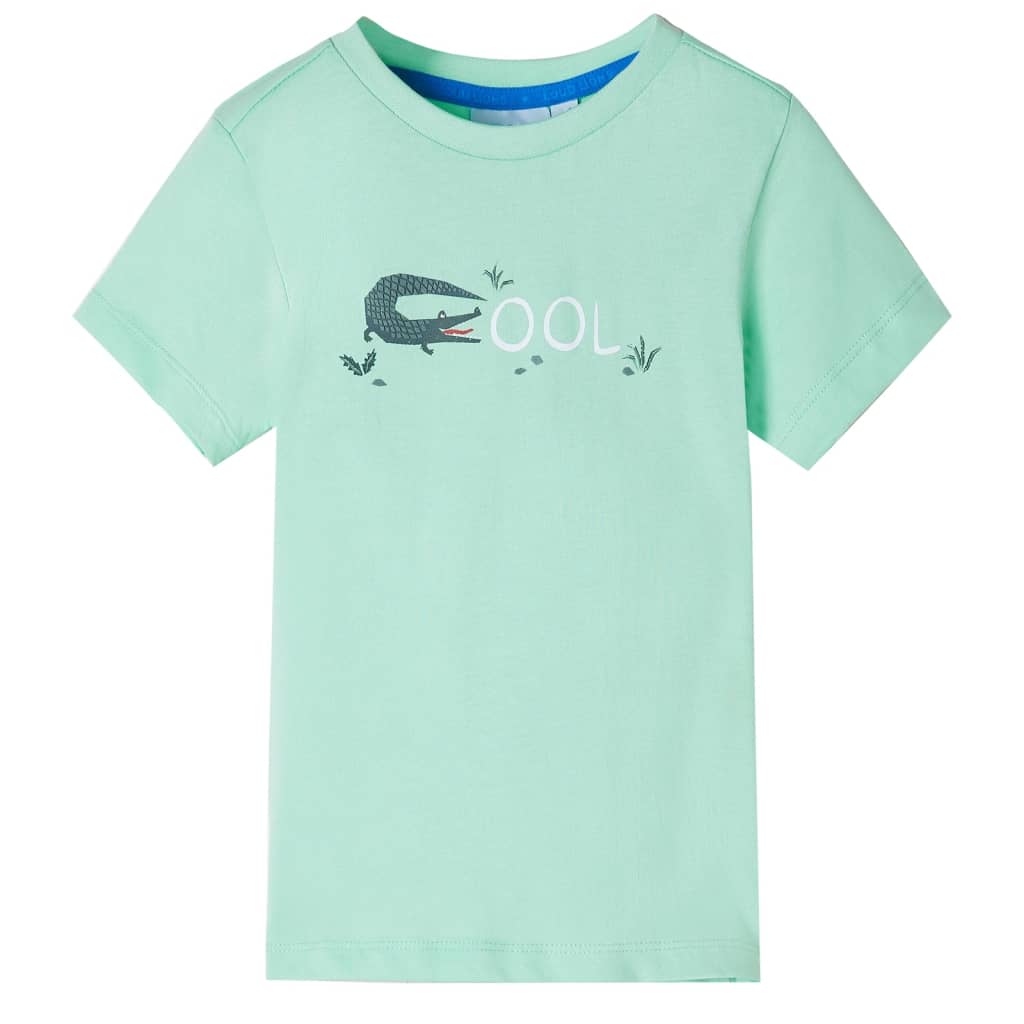 Vidaxl kindershirt met korte mouwen 140 lichtgroen