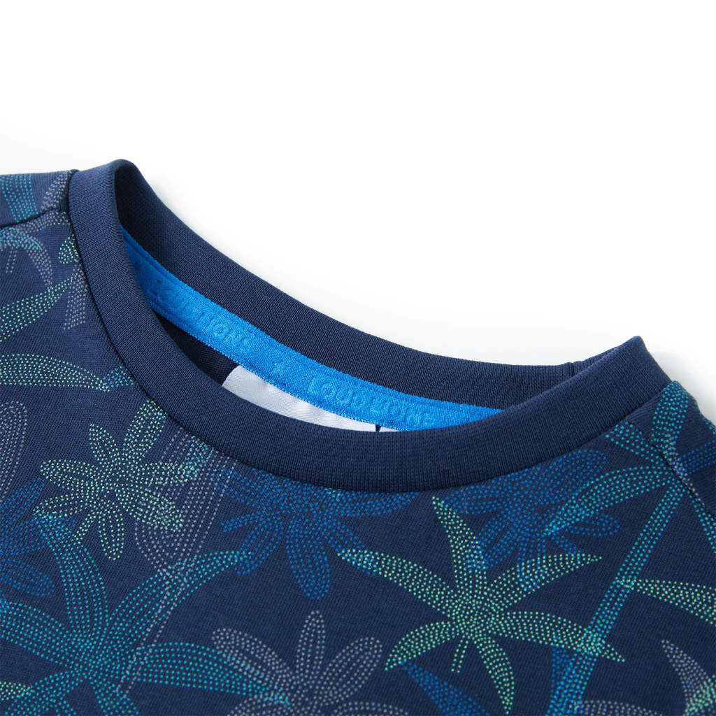 Vidaxl kindershirt 140 marineblauw