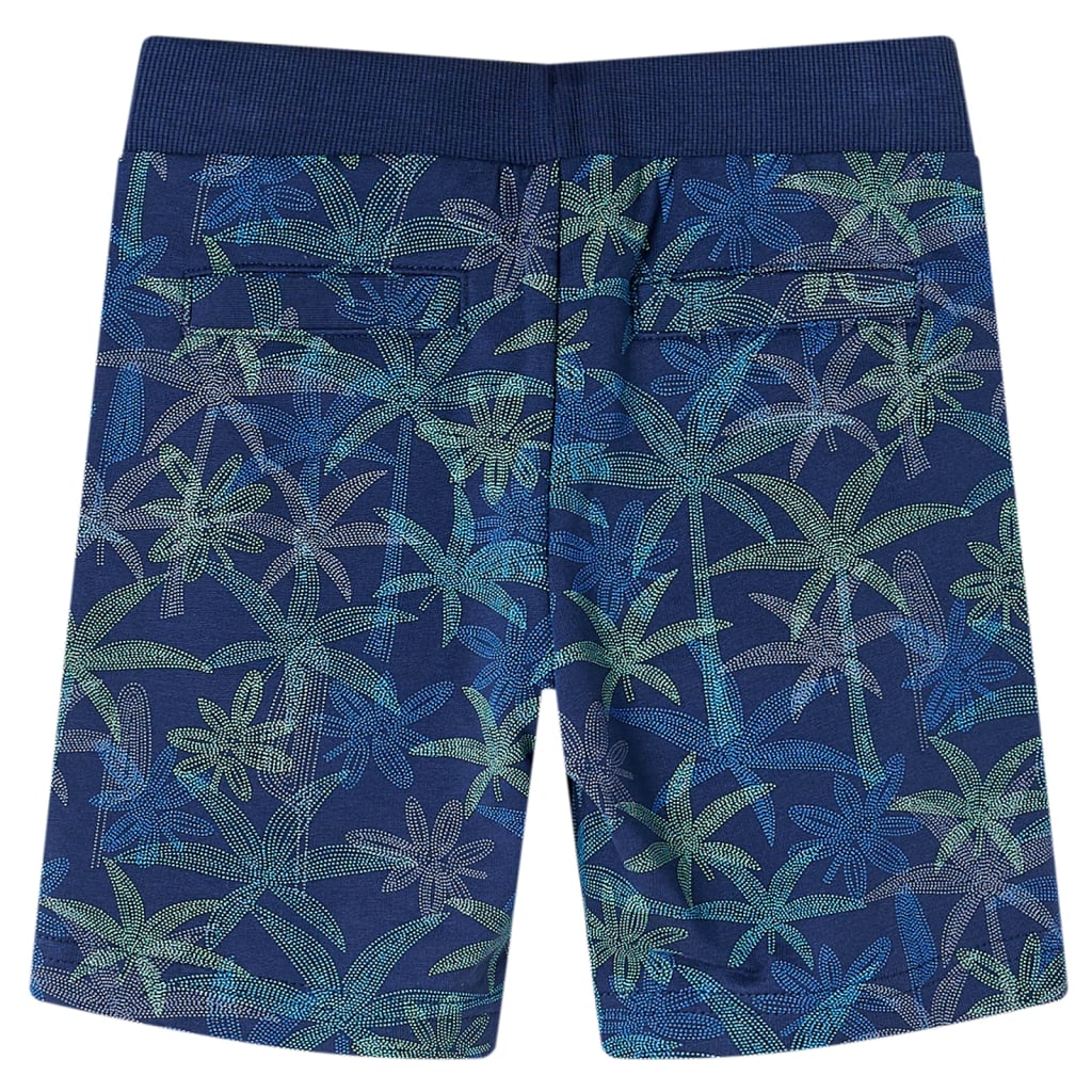 Vidaxl kindershorts met trekkoord 104 marineblauw