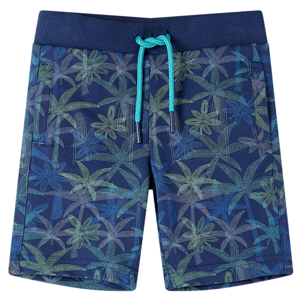 Vidaxl kindershorts met trekkoord 140 marineblauw