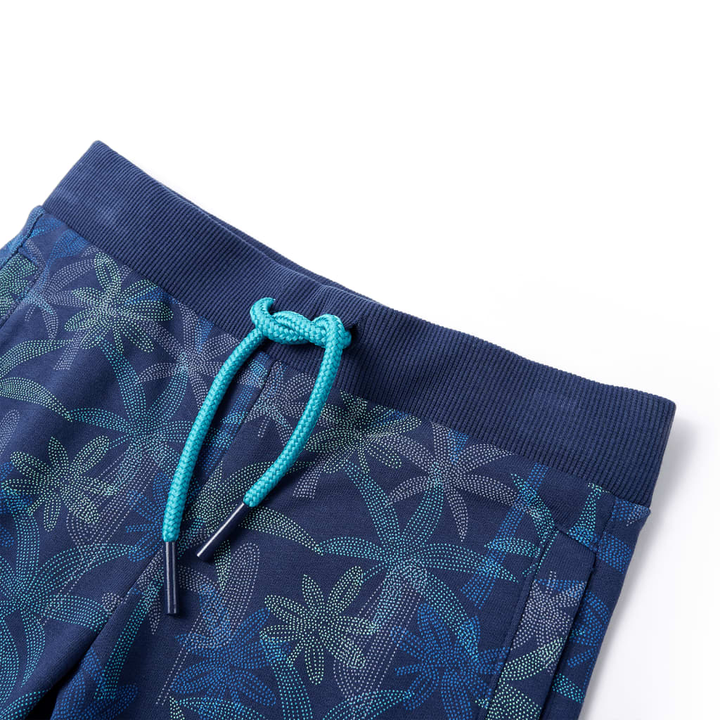 Vidaxl kindershorts met trekkoord 140 marineblauw