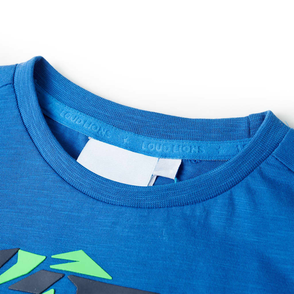 Vidaxl kindershirt 116 blauw