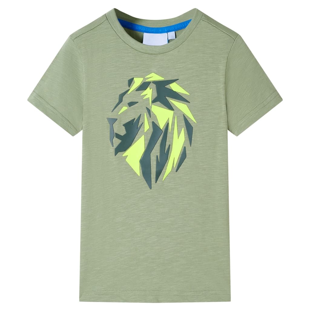 Vidaxl kindershirt 128 lichtkakikleurig