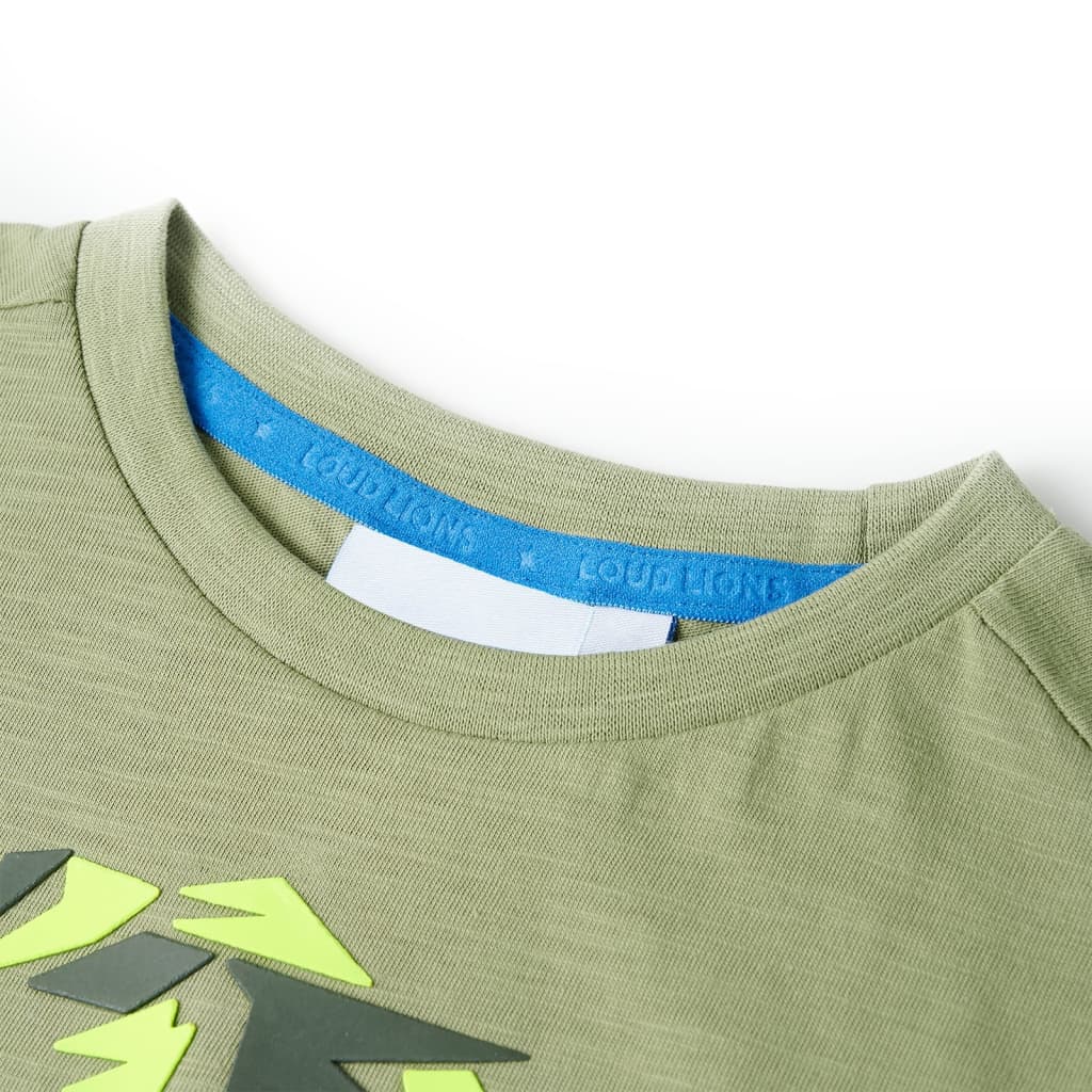 Vidaxl kindershirt 128 lichtkakikleurig