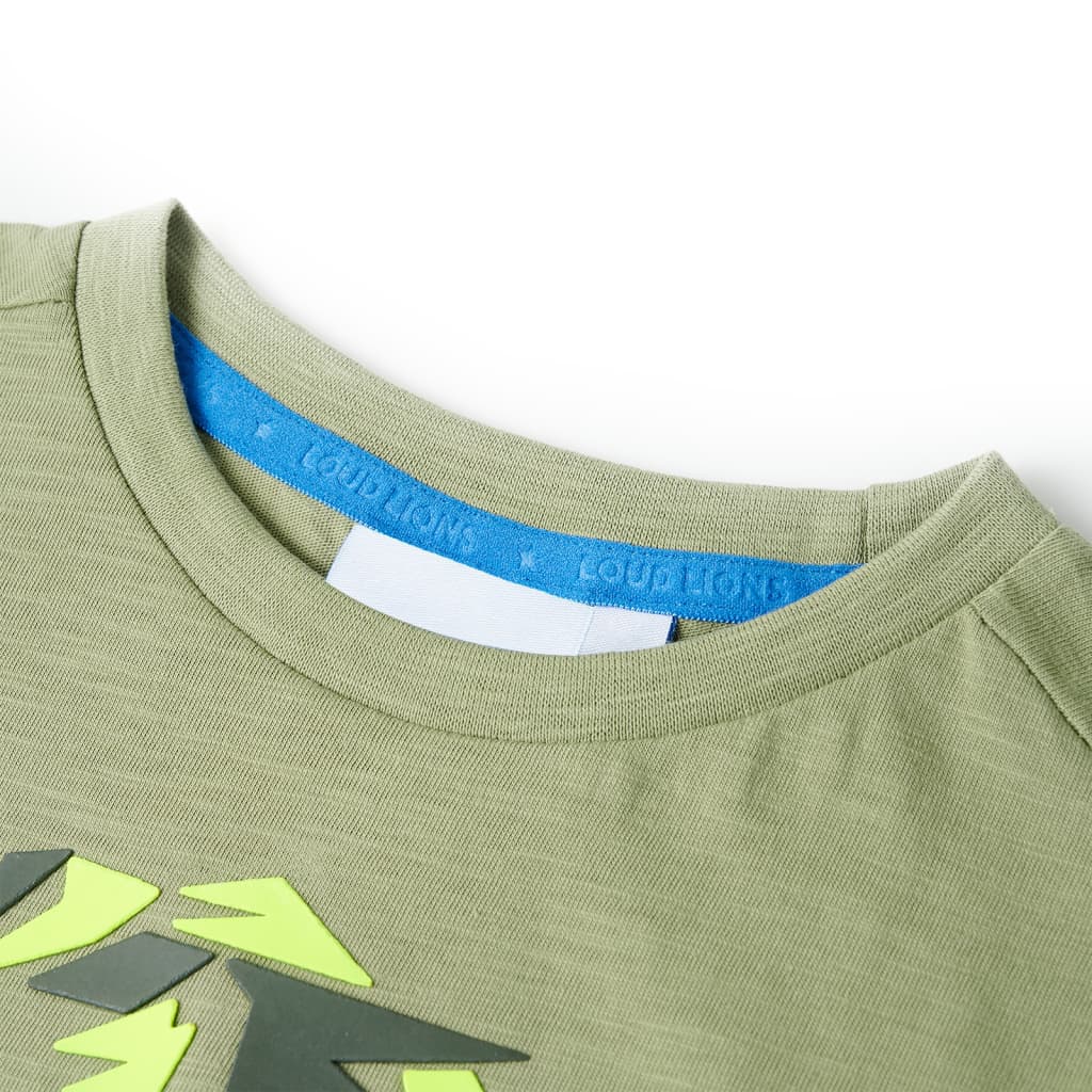 Vidaxl kindershirt 140 lichtkakikleurig
