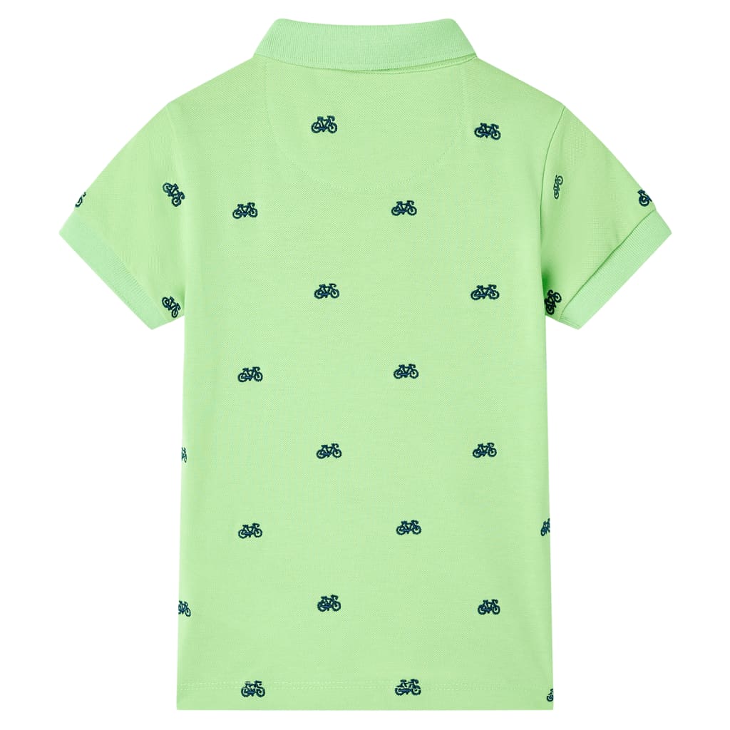 Vidaxl kinderpoloshirt 104 neongroen