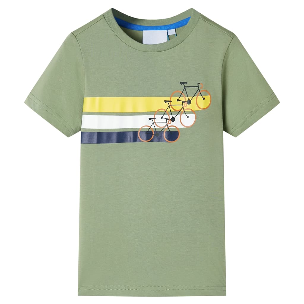 Vidaxl kindershirt met korte mouwen 140 lichtkakikleurig