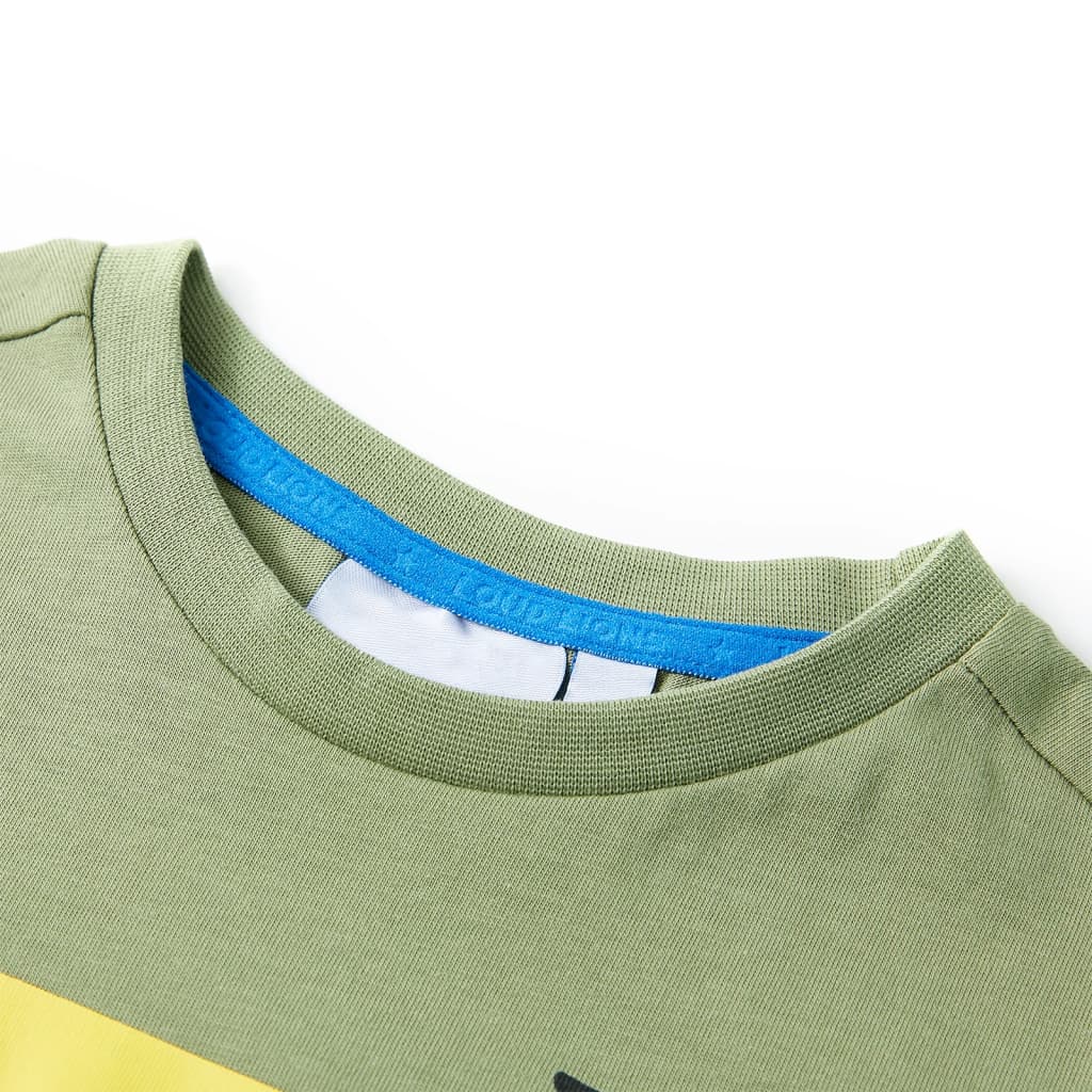 Vidaxl kindershirt met korte mouwen 140 lichtkakikleurig