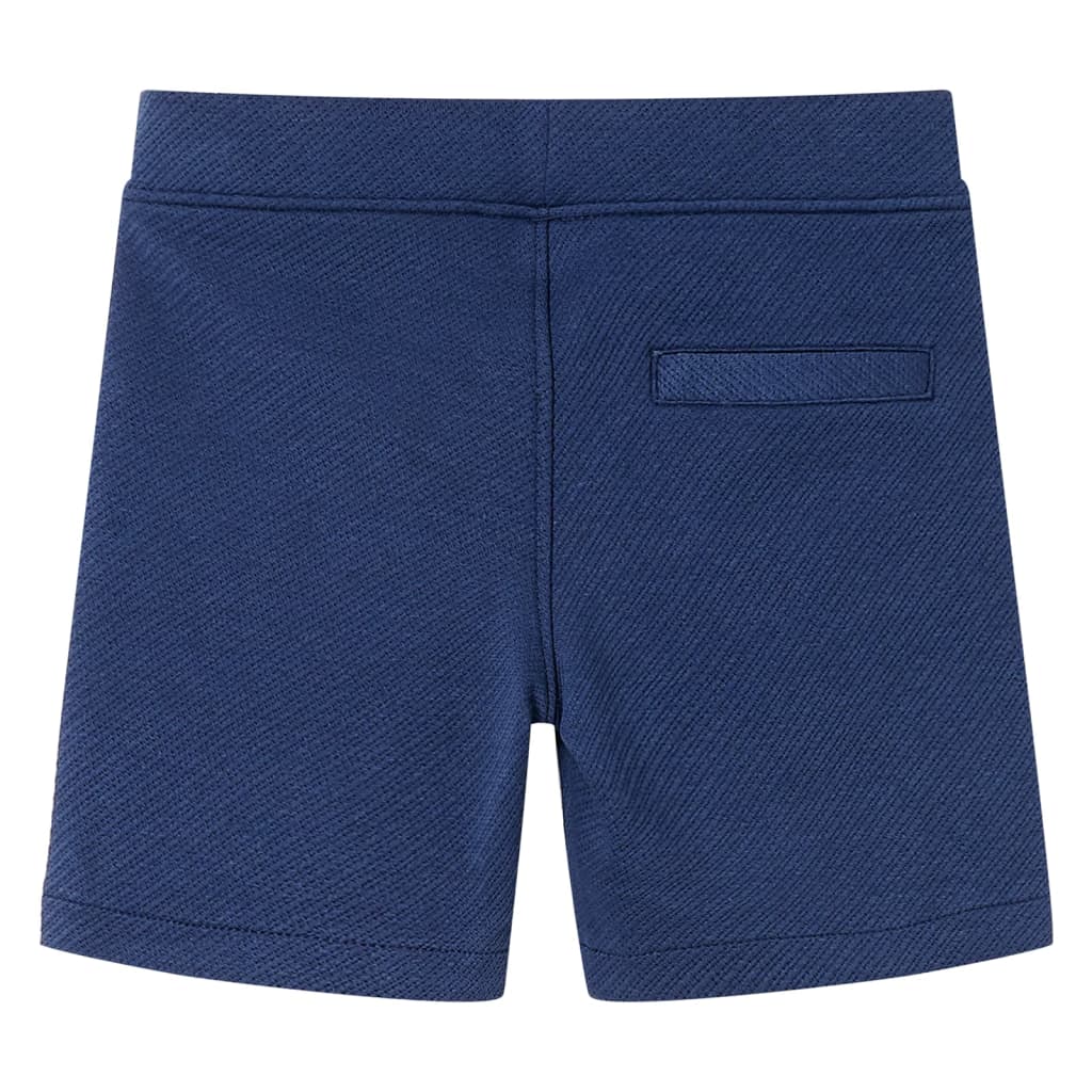 Vidaxl kindershorts met trekkoord 116 donkerblauw