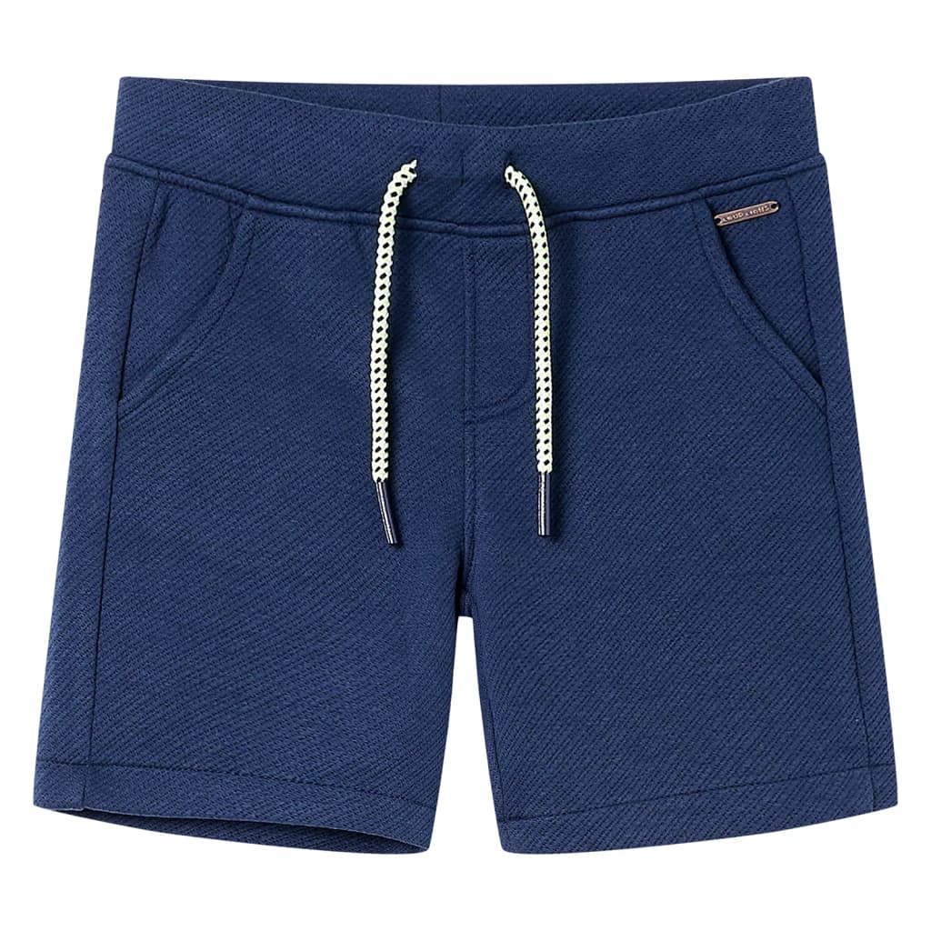 Vidaxl kindershorts met trekkoord 128 donkerblauw