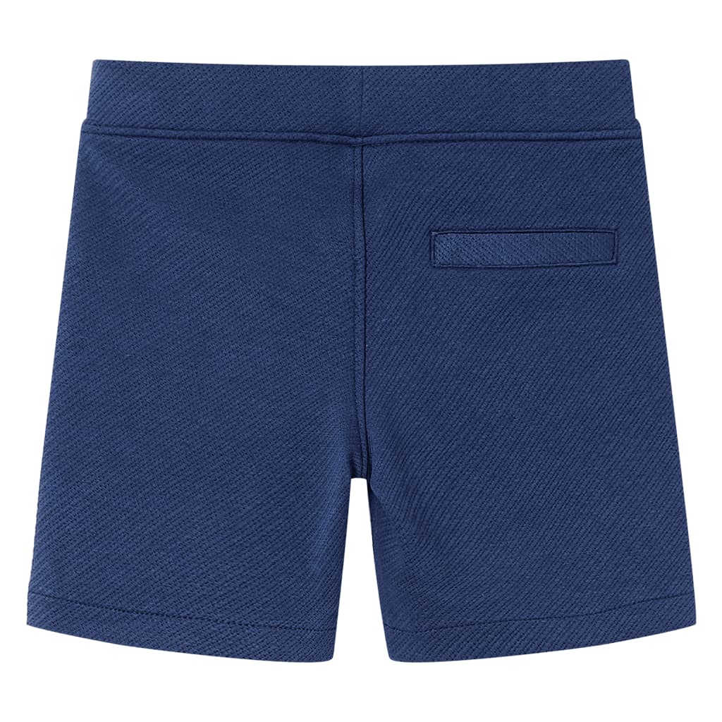 Vidaxl kindershorts met trekkoord 128 donkerblauw