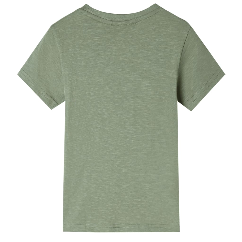Vidaxl kindershirt met korte mouwen 116 lichtkakikleurig