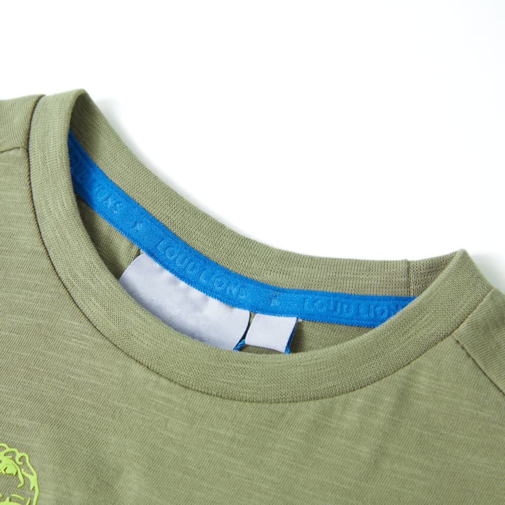 Vidaxl kindershirt met korte mouwen 116 lichtkakikleurig