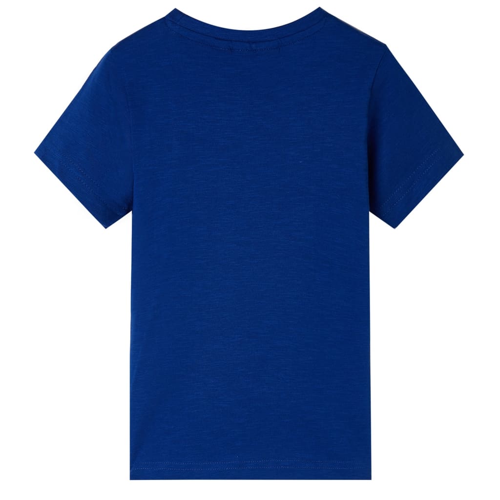 Vidaxl kindershirt met korte mouwen 140 donkerblauw