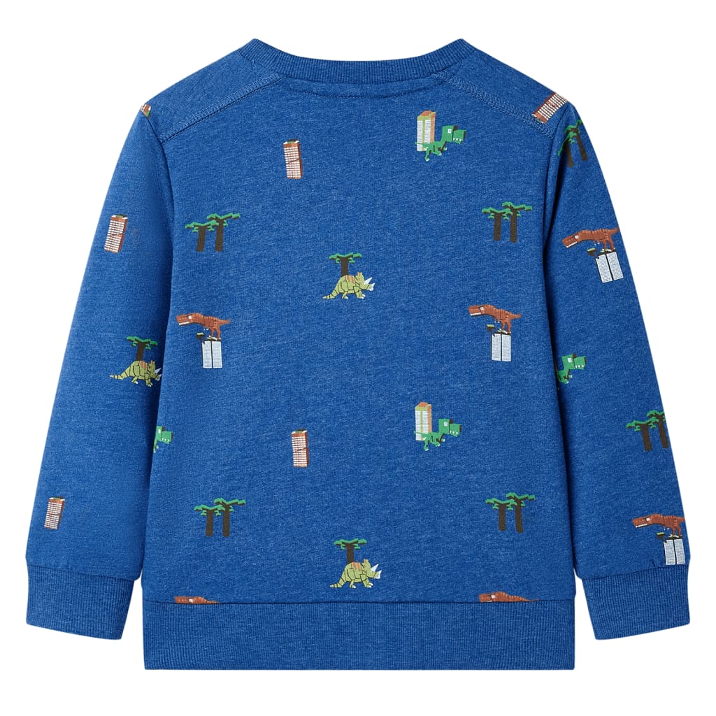 Vidaxl kindertrui 116 gemêleerd donkerblauw