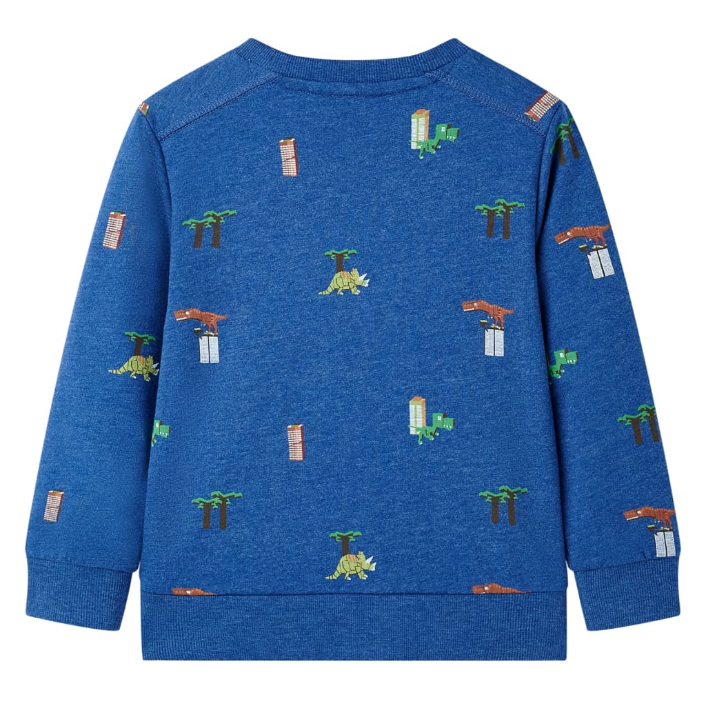 Vidaxl kindertrui 140 gemêleerd donkerblauw