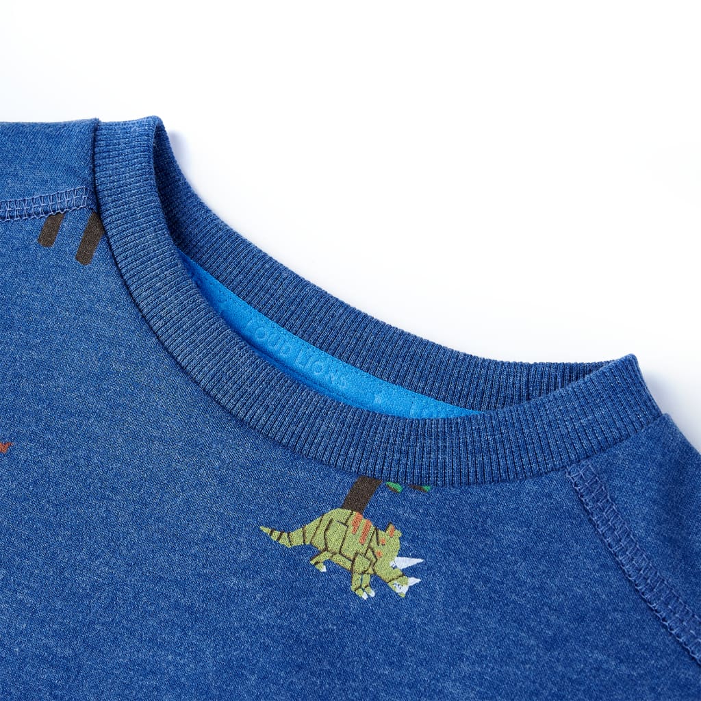 Vidaxl kindertrui 140 gemêleerd donkerblauw
