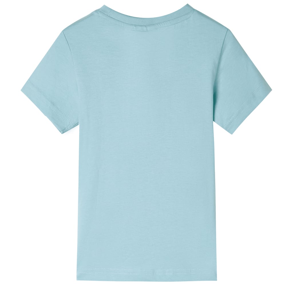 VidaXL Kindershirt 140 lichtzeeblauw