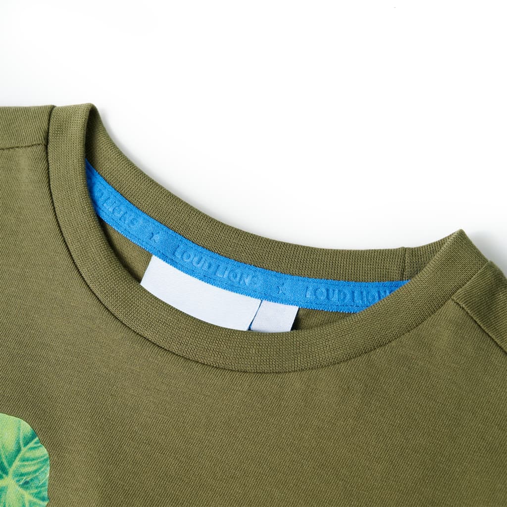 Vidaxl kindershirt 140 kakikleurig
