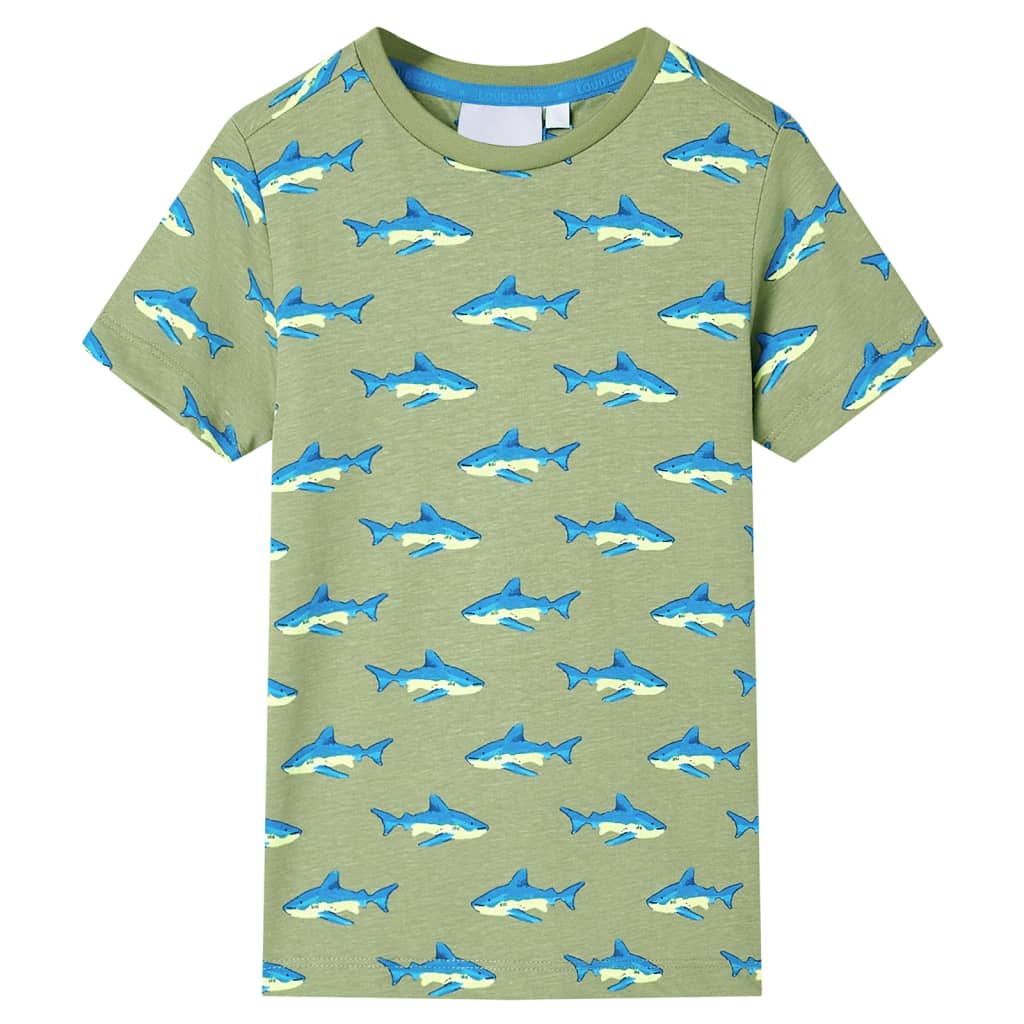 Vidaxl kindershirt 128 lichtkakikleurig