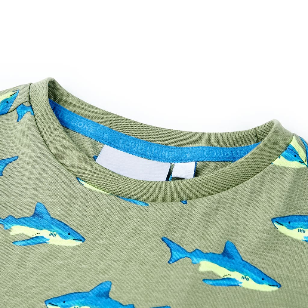 Vidaxl kindershirt 128 lichtkakikleurig